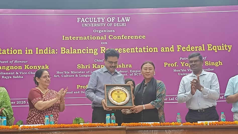 Nagaland के सांसद ने अंतर्राष्ट्रीय परिसीमन सम्मेलन में निष्पक्ष प्रतिनिधित्व और संघीय समानता पर जोर दिया Nagaland के सांसद ने अंतर्राष्ट्रीय परिसीमन सम्मेलन में निष्पक्ष प्रतिनिधित्व और संघीय समानता पर जोर दिया