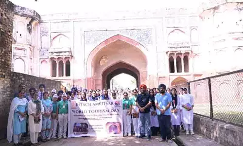 Amritsar: विश्व पर्यटन दिवस के उपलक्ष्य में इंटैक की हेरिटेज वॉक