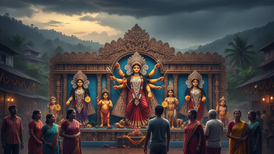 Tripura में दुर्गा पूजा उत्सव के दौरान भारी बारिश की संभावना, आईएमडी ने जारी किया येलो अलर्ट