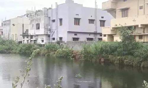 Lakshmi Ganapathi Colony खतरे में.. 15 घरों पर मंडरा रहा खतरा..!