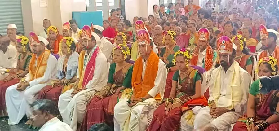 सामूहिक विवाह गरीबों के लिए वरदान: H.K. Patil सामूहिक विवाह गरीबों के लिए वरदान: H.K. Patil