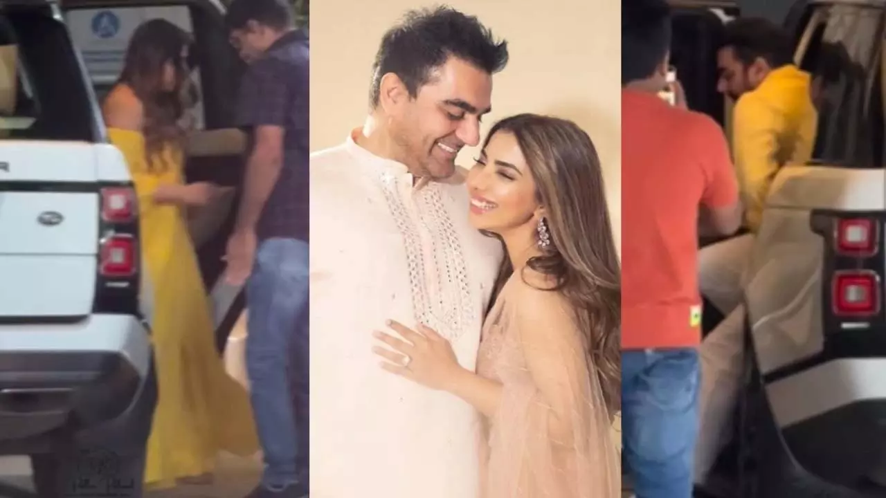 Arbaaz Khan अपनी गर्भवती पत्नी शूरा के साथ बेबी शॉवर में ट्विनिंग करते हुए Arbaaz Khan अपनी गर्भवती पत्नी शूरा के साथ बेबी शॉवर में ट्विनिंग करते हुए