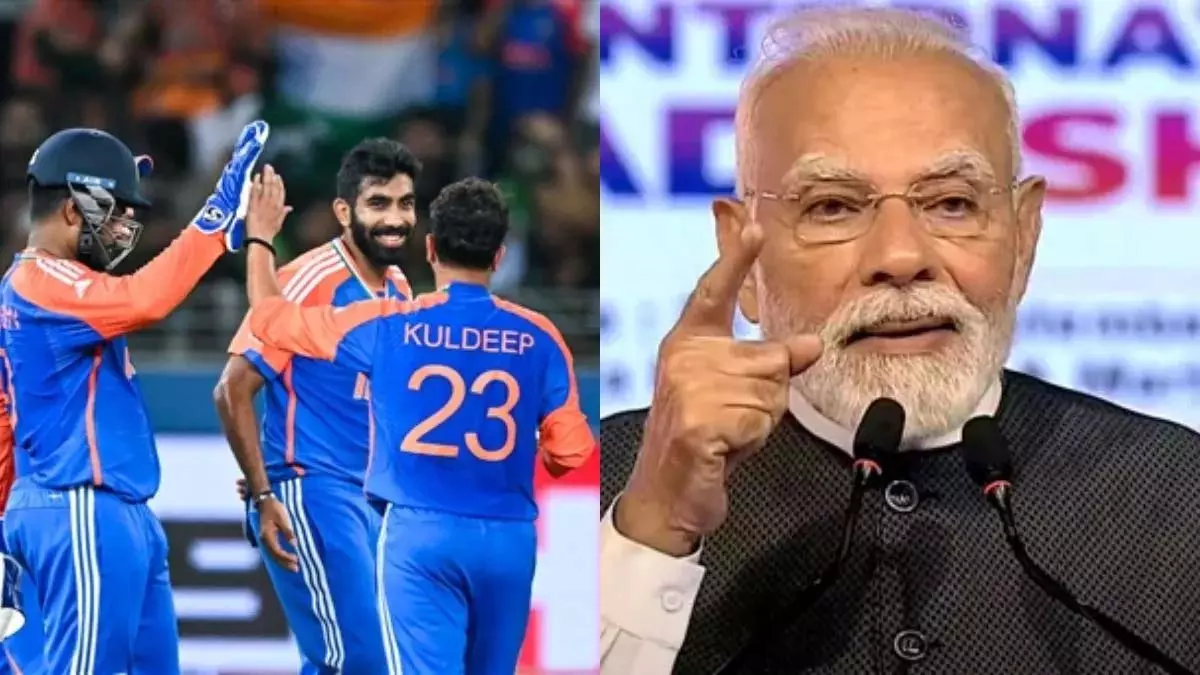 पीएम मोदी का टीम इंडिया को बधाई देने वाला पोस्ट वायरल, अब तक मिले इतने करोड़ व्यूज पीएम मोदी का टीम इंडिया को बधाई देने वाला पोस्ट वायरल, अब तक मिले इतने करोड़ व्यूज