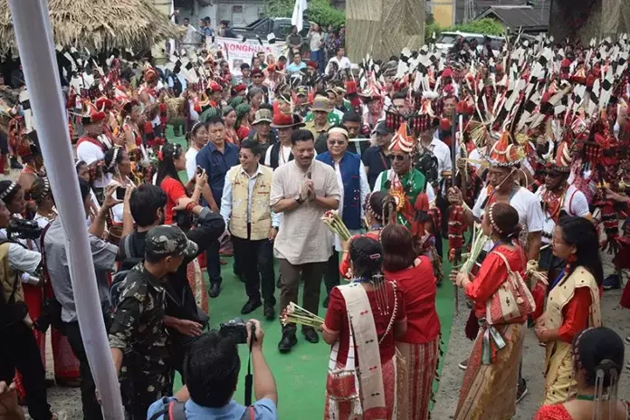 Arunachal: खोंसा में रोंगहुआन उत्सव मनाया गया