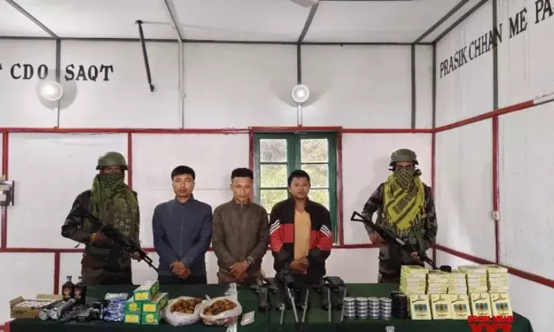 Mizoram में असम राइफल्स की बड़ी कार्रवाई, हथियार तस्करी रैकेट का भंडाफोड़