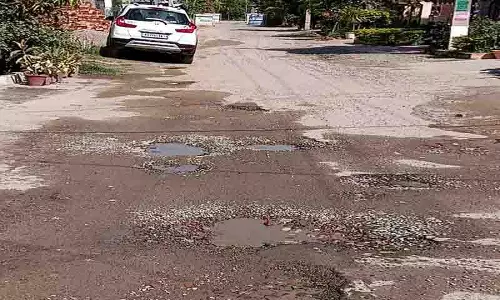 Jalandhar: शहरी क्षेत्र के निवासियों का नागरिक मुद्दों पर धरना