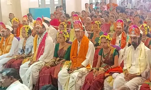 सामूहिक विवाह गरीबों के लिए वरदान: H.K. Patil सामूहिक विवाह गरीबों के लिए वरदान: H.K. Patil