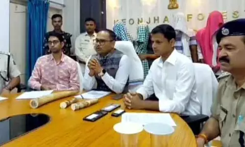 Keonjhar तीन हाथी दांत जब्त, चार गिरफ्तार
