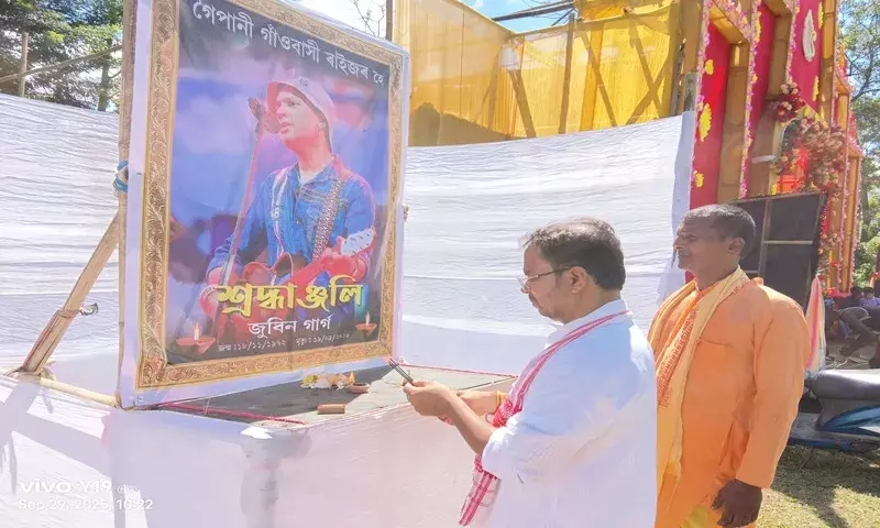 दुर्गा पूजा ज़ुबीन गर्ग के बिना अधूरी, ऊपरी असम में महसूस किया गया