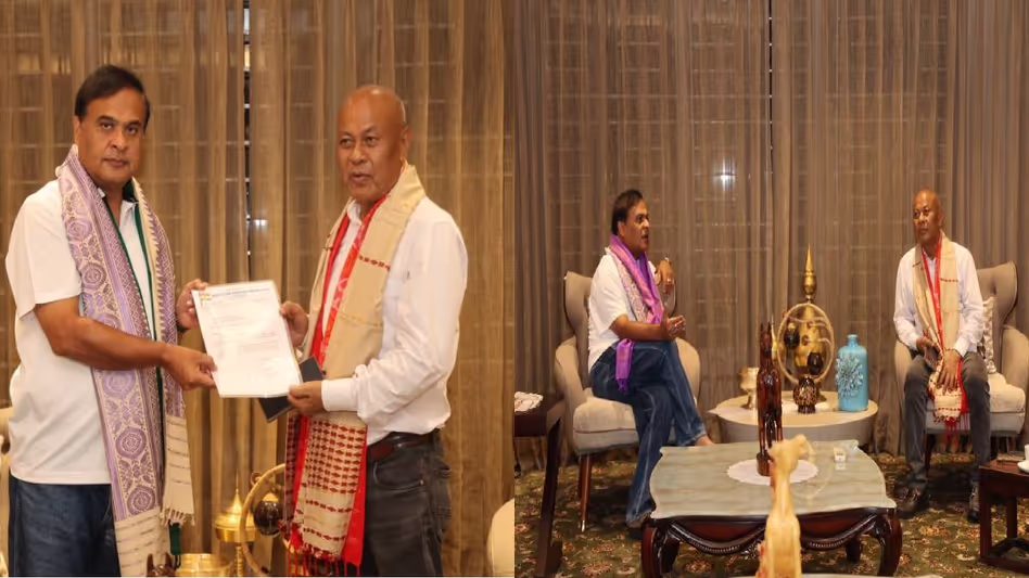 Assam : पूजा उत्सव के कारण बीटीसी सरकार का शपथ ग्रहण 5 अक्टूबर तक स्थगित Assam : पूजा उत्सव के कारण बीटीसी सरकार का शपथ ग्रहण 5 अक्टूबर तक स्थगित