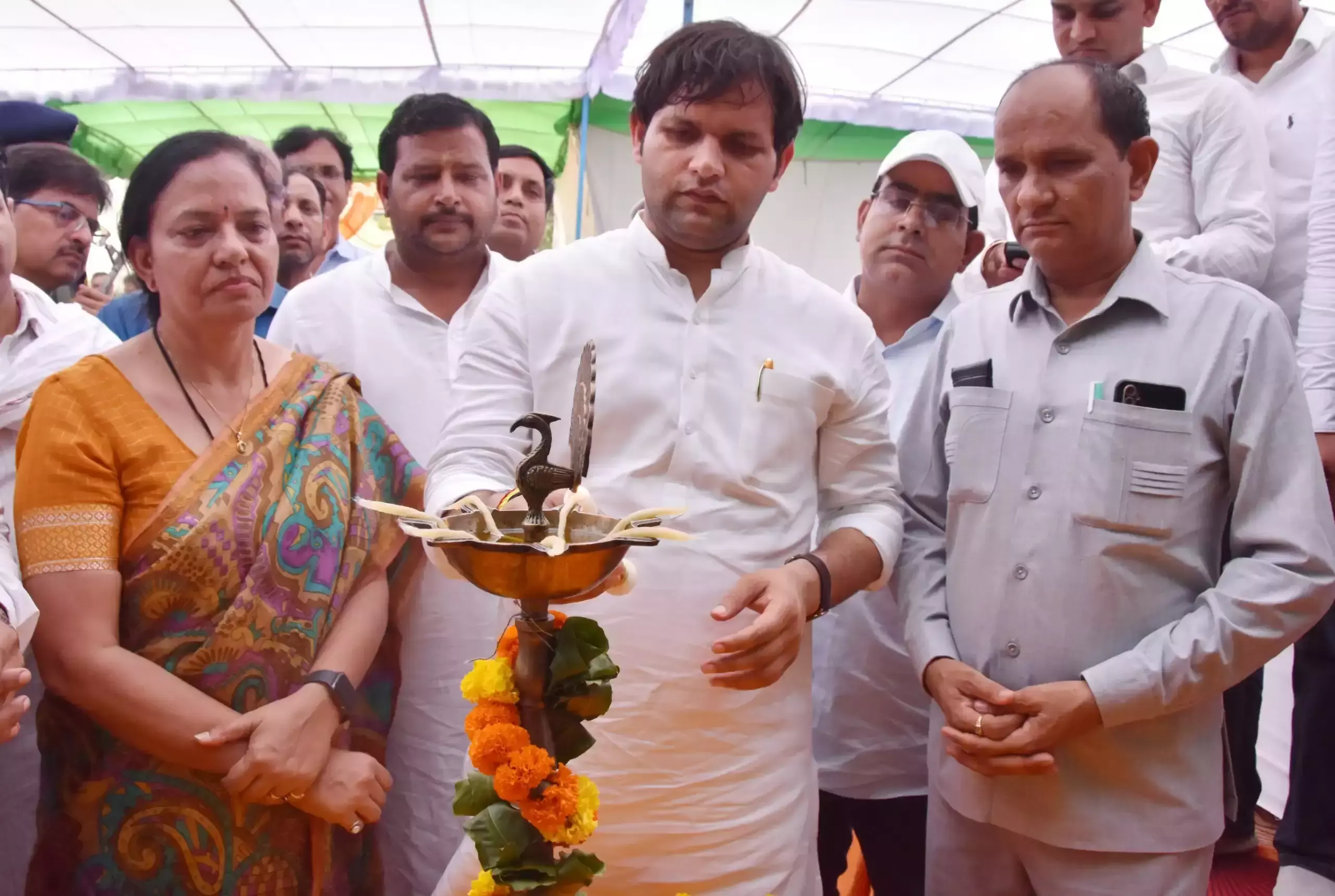 Palwal: पलवल में गौरव गौतम ने दिया नारी स्वास्थ्य पर संदेश