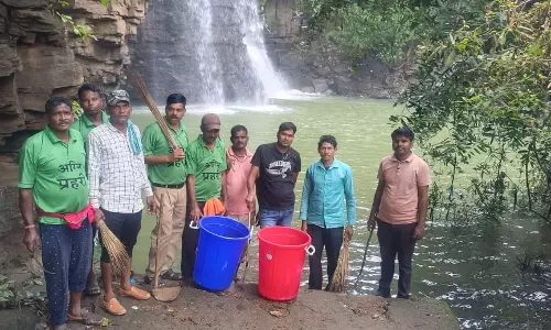 सिद्धखोल पर्यटन स्थल में स्वच्छता अभियान