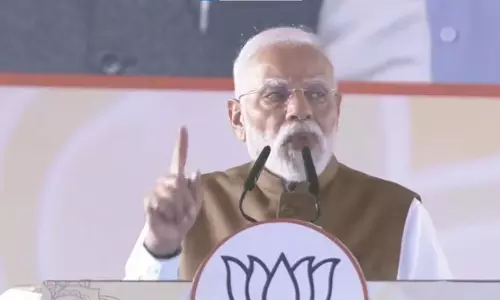 भाजपा के नये कार्यालय का PM मोदी ने किया उद्घाटन