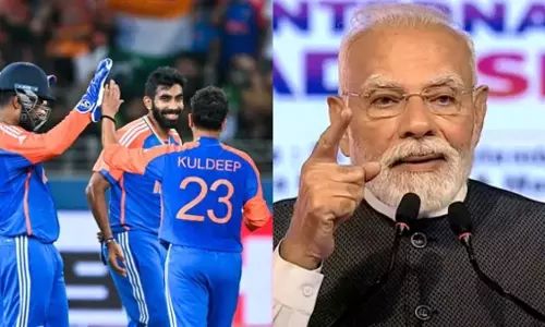 पीएम मोदी का टीम इंडिया को बधाई देने वाला पोस्ट वायरल, अब तक मिले इतने करोड़ व्यूज पीएम मोदी का टीम इंडिया को बधाई देने वाला पोस्ट वायरल, अब तक मिले इतने करोड़ व्यूज