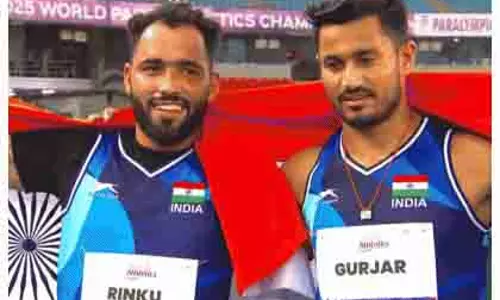 रिंकू और सुंदर सिंह ने भाला फेंक F46 में भारत को पदकों से नवाजा