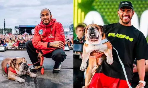 Lewis Hamilton ने अपने डॉगी रोस्को को दी भावुक श्रद्धांजलि