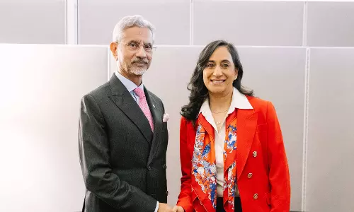जयशंकर ने न्यूयॉर्क में अनीता आनंद से मुलाकात की, UNGA 80 का उच्च स्तरीय सप्ताह समाप्त जयशंकर ने न्यूयॉर्क में अनीता आनंद से मुलाकात की, UNGA 80 का उच्च स्तरीय सप्ताह समाप्त