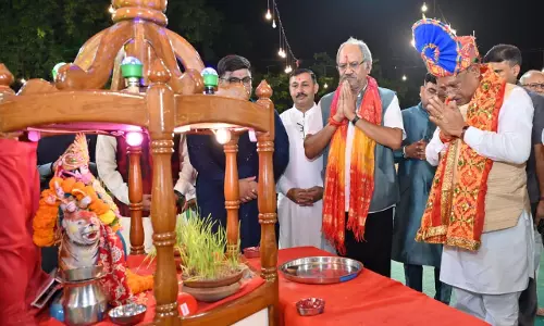 पाटीदार समाज के गरबा उत्सव कार्यक्रम में शामिल हुए CM साय