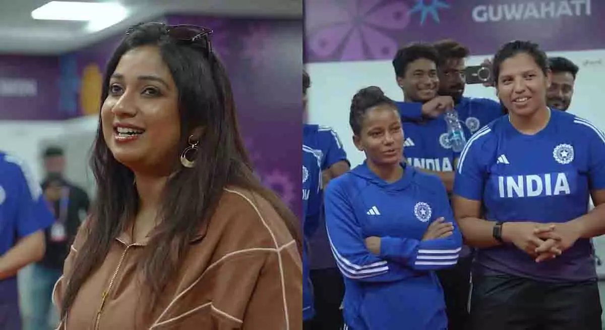 Shreya Ghoshal: मधुर आवाज़ ने ड्रेसिंग रूम को बना दिया संगीत मंच Shreya Ghoshal: मधुर आवाज़ ने ड्रेसिंग रूम को बना दिया संगीत मंच