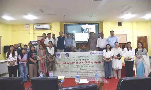 CSIR-IHBT टीम ने कम तापमान वाले सेबों को बढ़ावा देने के लिए मणिपुर का दौरा किया CSIR-IHBT टीम ने कम तापमान वाले सेबों को बढ़ावा देने के लिए मणिपुर का दौरा किया