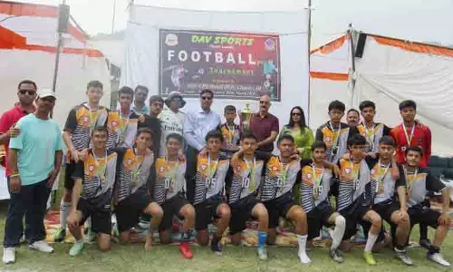 DAV राज्य स्तरीय फुटबॉल टूर्नामेंट का समापन