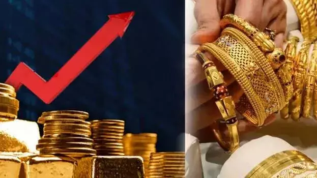 सोने की कीमत रिकॉर्ड स्तर पर, जल्द ही ₹1 लाख पार की संभावना सोने की कीमत रिकॉर्ड स्तर पर, जल्द ही ₹1 लाख पार की संभावना