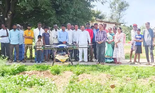ड्रोन से कृषि मजदूरों की कमी दूर करने में मिलेगी मदद: MLA K. Shadakshari