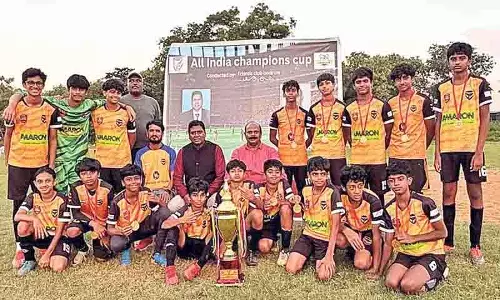 Petra FC ने चैंपियंस कप अंडर-15 फुटबॉल टूर्नामेंट जीता
