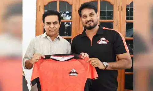 हैदराबाद ब्लैक हॉक्स ने प्राइम वॉलीबॉल लीग के घरेलू मैचों के लिए KTR को आमंत्रित किया