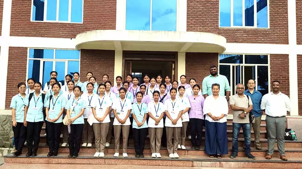 Nagaland : एनईसीयू ने वैश्विक नर्सिंग करियर पर ब्रिजिंग बॉर्डर्स सत्र का आयोजन किया Nagaland : एनईसीयू ने वैश्विक नर्सिंग करियर पर ब्रिजिंग बॉर्डर्स सत्र का आयोजन किया