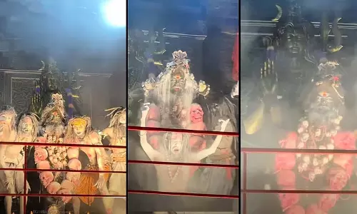 सुरक्षा कारणों से पुलिस ने त्रिधारा में अघोरी नृत्य पर रोक लगाई सुरक्षा कारणों से पुलिस ने त्रिधारा में अघोरी नृत्य पर रोक लगाई