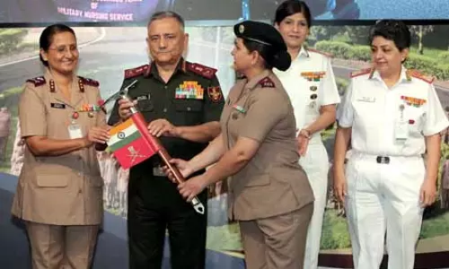 भारतीय सैन्य नर्सिंग सेवा ने शताब्दी वर्ष में मनाया गौरवपूर्ण समारोह