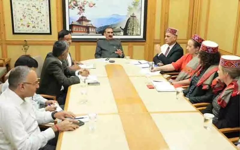 Himachal सेब और नाशपाती की खेती के लिए न्यूजीलैंड के साथ गठजोड़ पर विचार कर रहा Himachal सेब और नाशपाती की खेती के लिए न्यूजीलैंड के साथ गठजोड़ पर विचार कर रहा