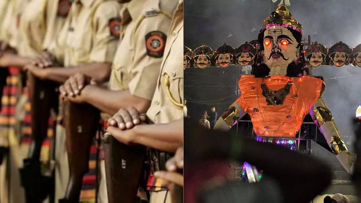 Mumbai : दशहरा, नवरात्रि और दुर्गा विसर्जन के लिए 2 अक्टूबर को 19,000 पुलिसकर्मी तैनात रहेंगे Mumbai : दशहरा, नवरात्रि और दुर्गा विसर्जन के लिए 2 अक्टूबर को 19,000 पुलिसकर्मी तैनात रहेंगे