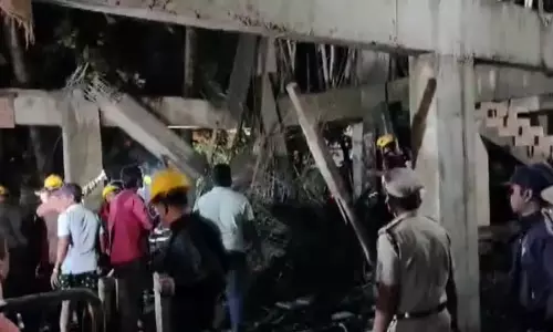 निर्माणाधीन फायर स्टेशन में बड़ा हादसा, एक की मौत