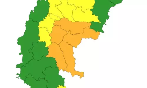 5 जिलों में ऑरेंज अलर्ट, हल्की बारिश और गर्जना की चेतावनी
