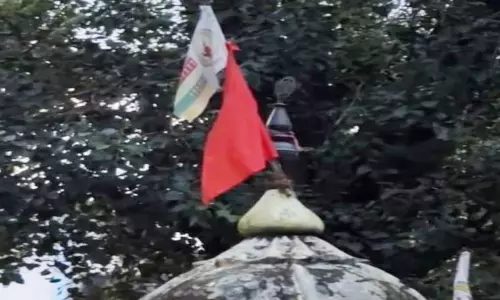 भगवा और सतरंगी झंडा को लेकर ठनी, कलेक्टर ने ग्रामीणों से शांति बनाए रखने की अपील की