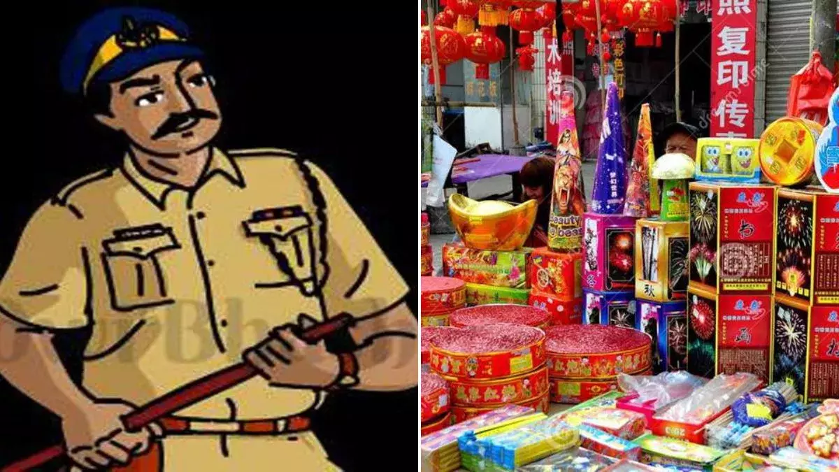 Shimla: बिना लाइसेंस पटाखा बेचने वालों के खिलाफ शिमला में कार्रवाई
