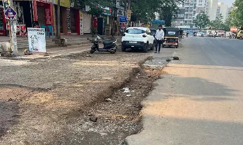 CCTV परियोजना के लिए मानसून के दौरान पुणे की सड़कें खोदी गई