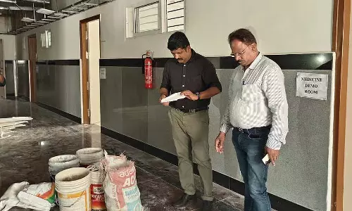 Karnataka : क्रिम्स की नई इमारत की छत ढह गई