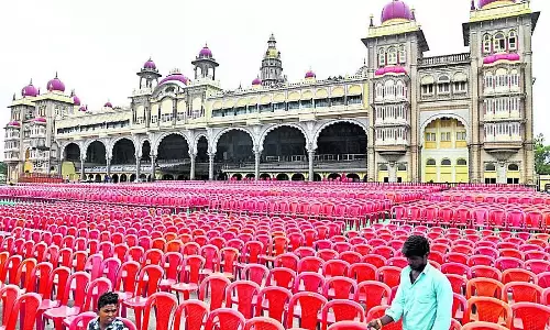 Dussehra 2025: जम्बू सवारी की तैयारियां जोरों पर Dussehra 2025: जम्बू सवारी की तैयारियां जोरों पर