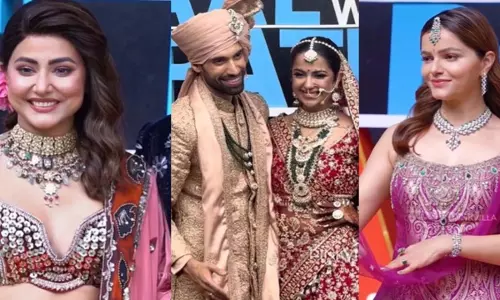 Avika Gor और मिलिंद चंदवानी पहली बार दूल्हा-दुल्हन के रूप में नजर आए