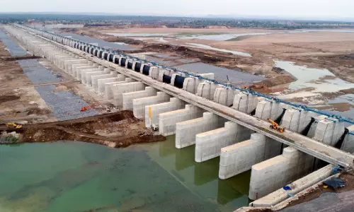 Telangana सरकार ने कालेश्वरम बैराजों की बहाली के लिए कदम उठाया Telangana सरकार ने कालेश्वरम बैराजों की बहाली के लिए कदम उठाया