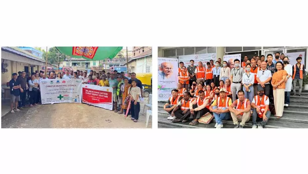 DMC, केएमसी ने सफाई मित्रों के लिए स्वास्थ्य शिविर आयोजित किए DMC, केएमसी ने सफाई मित्रों के लिए स्वास्थ्य शिविर आयोजित किए