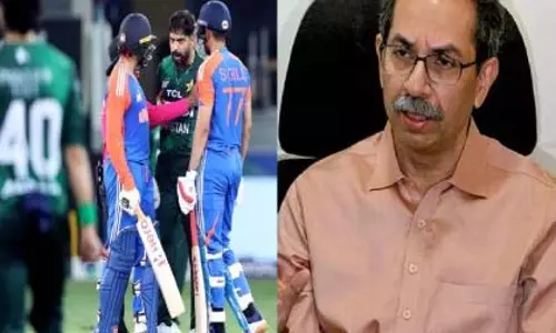 Uddhav Thackeray ने भारत-पाक मैच की आलोचना की, कहा- देशद्रोहियों ने इसका आनंद लिया Uddhav Thackeray ने भारत-पाक मैच की आलोचना की, कहा- देशद्रोहियों ने इसका आनंद लिया