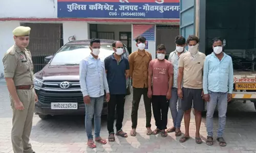 बंद पड़ी कंपनी से लाखों का व्हाइट कॉपर चोरी, 7 आरोपी गिरफ्तार बंद पड़ी कंपनी से लाखों का व्हाइट कॉपर चोरी, 7 आरोपी गिरफ्तार