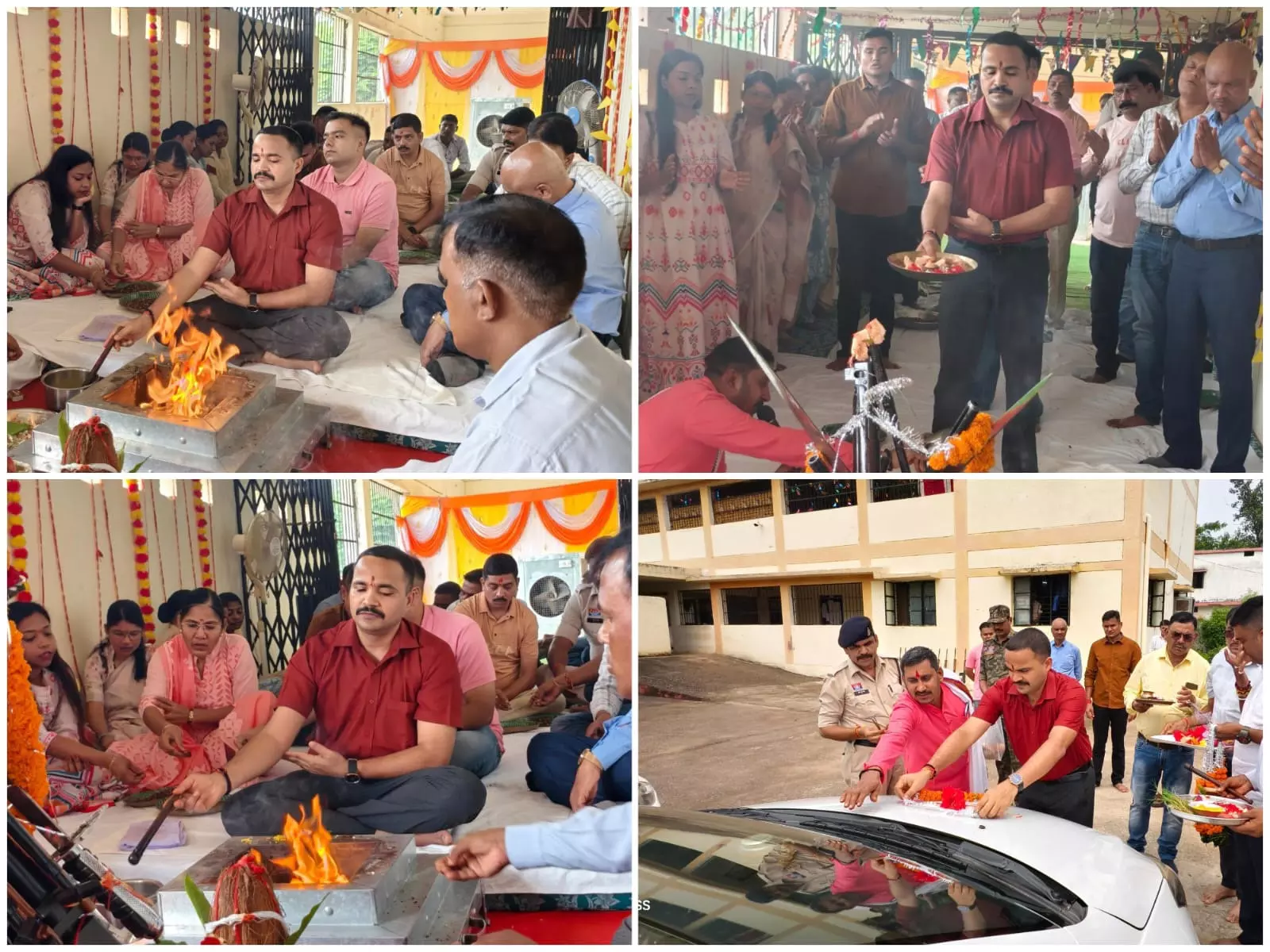 रक्षित केंद्र, थानों और पुलिस चौकियों में शस्त्र पूजा हुई, विजयादशमी पर परम्परा का किया किया निर्वहन रक्षित केंद्र, थानों और पुलिस चौकियों में शस्त्र पूजा हुई, विजयादशमी पर परम्परा का किया किया निर्वहन