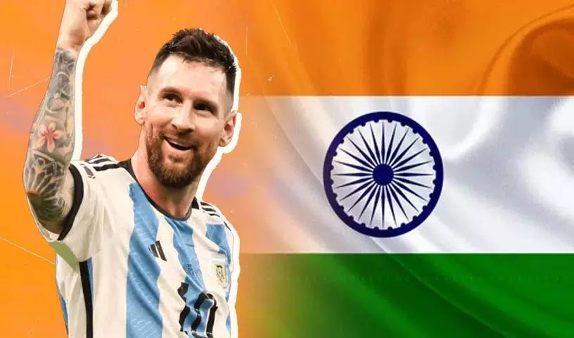 मुझे 14 साल पहले की यादें अब भी याद हैं.. इसीलिए मैं भारत वापस आया हूं: Lionel Messi मुझे 14 साल पहले की यादें अब भी याद हैं.. इसीलिए मैं भारत वापस आया हूं: Lionel Messi
