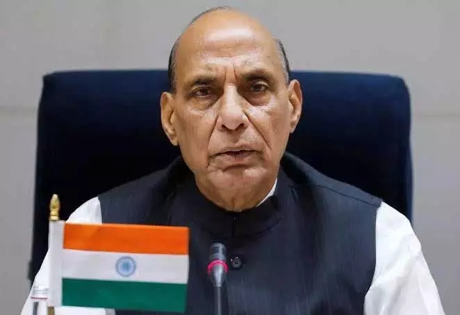 रक्षा मंत्री का पाकिस्तान को कड़ा संदेश, शस्त्र पूजा में दी चेतावनी रक्षा मंत्री का पाकिस्तान को कड़ा संदेश, शस्त्र पूजा में दी चेतावनी