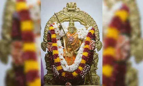 Mysore Dasara : चामुंडेश्वरी की मूर्ति चामुंडी पहाड़ी से महल में लाई गई